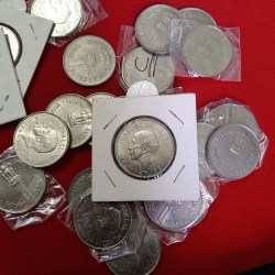 One Rs Big Coin Copper Nickel Jawaharlal Nehru Gem Unc Coin 10 Pcs Given Calcutta Mint