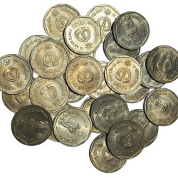 Two Rs Asain Games 1982 Bombay Mint 108 Pcs Given Aunc Condition