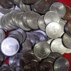 Two Rs Delhi 2010 Asain Games Scare Coins Gem Unc Condition 100 Pcs Given