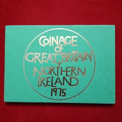 Extremely Rare Coinage of Great Britain Northern IRELAND 1975 Year Proof Coin Set