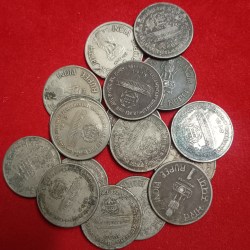Alternative view of One Rs Rare Coin 89 th Inter Parliamentary Union Government 1993 Year 17 Pcs Given
