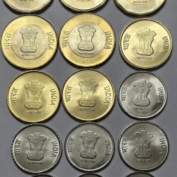 Alternative view of AKAM 2024 15 Coins SET UNC Different Mint