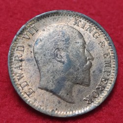 Alternative view of ONE QUARTER ANNAS EDWARD 1905