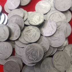 One Rs FSS Crown Coins Same Scare Year 2004 Mix Mints 118 Pcs Given