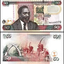 Kenya 50 Shillings World Banknote 2006 P47b UNC Unique and Rare
