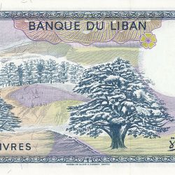 Alternative view of Lebanon World Banknote 100 Livres Year 1964 to 1998 UNC Unique and Rare