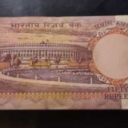 Alternative view of Old Issue 50 Rupees C Rangarajan Full Bundle Vintage EXCELLENT CONDITION AS IMAGE Same and similar piece available