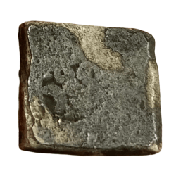 Alternative view of Ancient Magadha Silver Punch Marks Coinage Square Shaped in Collectable Grade.