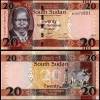 South Sudan 20 South Sudanese Pounds Banknote 2015 P13a UNC Unique and Rare