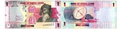 Sierra Leone 1 Leones from 2022 World Banknote UNC Unique and rare