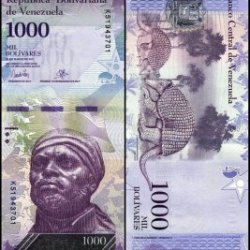 Venezuela 1,000 Bolivar Fuerte from 2017 and features Pedro Camejo World Banknote UNC Unique and rare