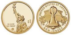 USA, Innovation Dollar, 2019, New Jersey, UNC Condition.