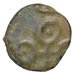 Alternative view of Potin Coin of Satavahana Dynasty(1st Cen.BC) from Vidarha Region with Elephant/Ujjaini