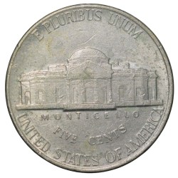 Alternative view of Nickel 5 Cents of USA - Jefferson (AD 1993) Mint mark 'D' Raised