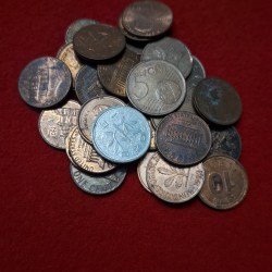 FOREIGN COIN LOT 30 COINS