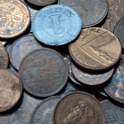 FOREIGN COIN LOT OF 25
