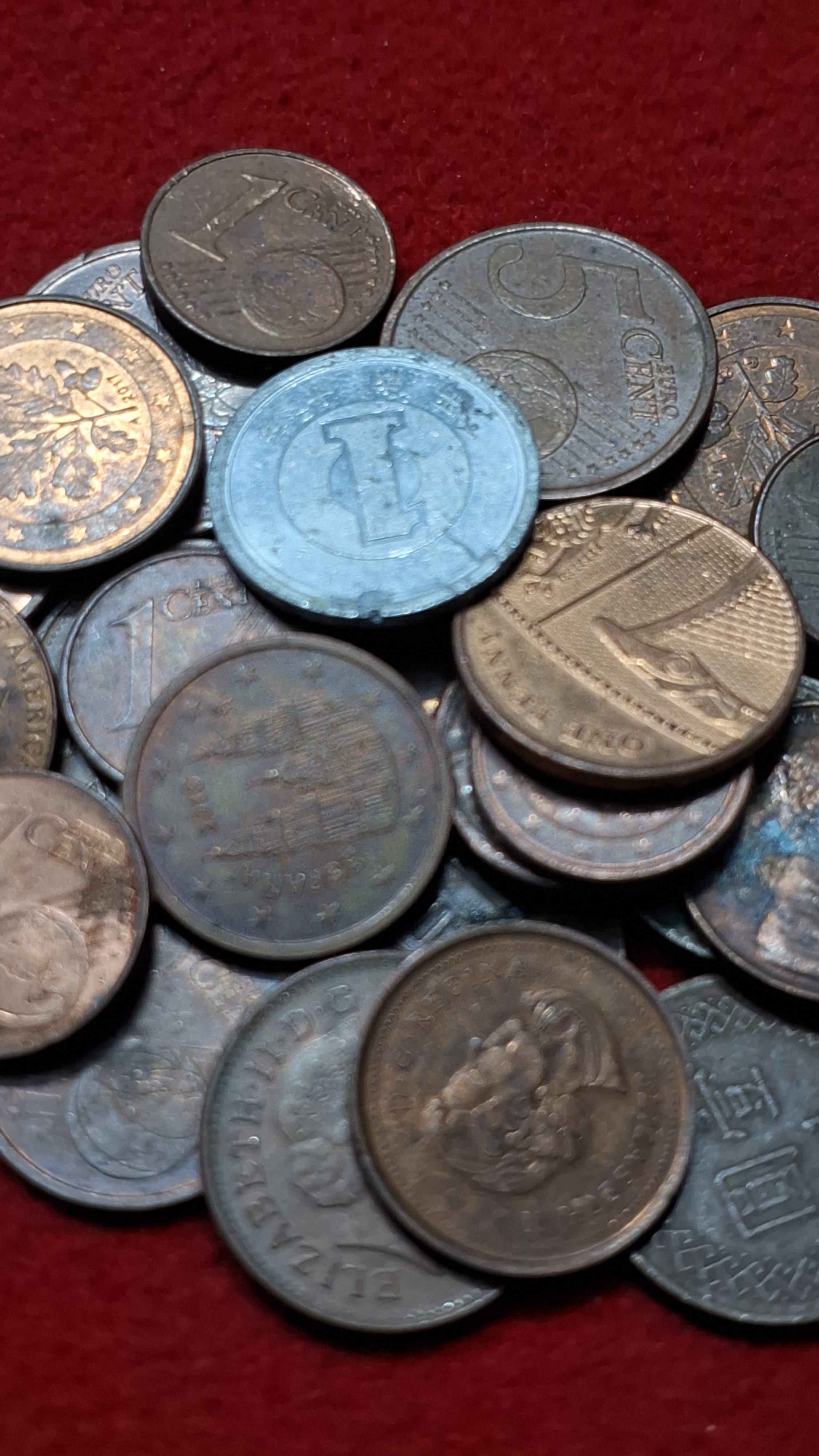 FOREIGN COIN LOT OF 25