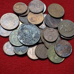 FOREIGN COIN LOT OF 30