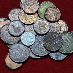 FOREIGN COIN LOT OF 25