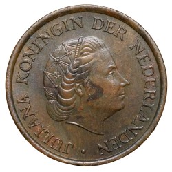 Bronze 5 Cents of Junliana Koningin (AD 1979) from Nederland