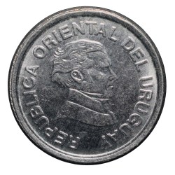 Steel 10 Centesimos of Uruguay Country (AD 1994) in UNC Grade