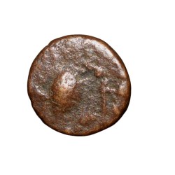 Copper Coin of Ramagupta (AD 375-376) of Gupta Dynasty - Garuda Facing Type Rare