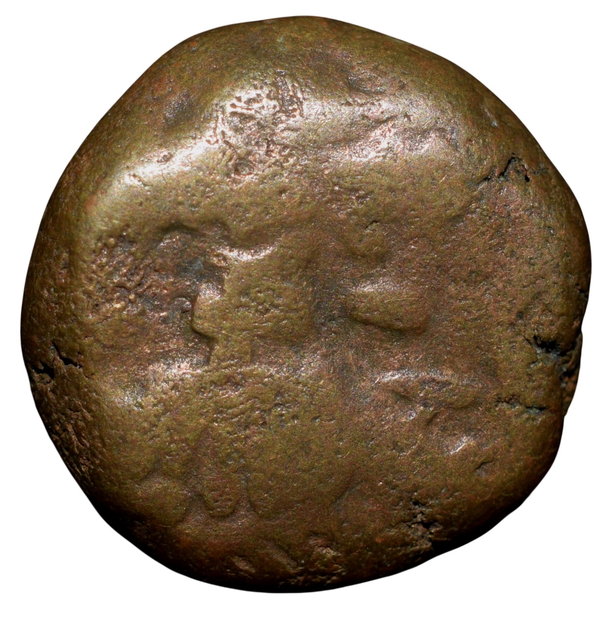 Copper Drachma Coin of King Harsha Deva(AD1089-1101) of Lohara's of Kashmir - Image 2