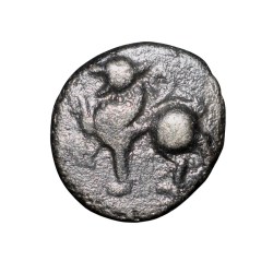Silver Dramma of Singhanadeva of Yadavas of Devagiri(AD 1200-1247) Lion Facing Left/Devanagari Rare