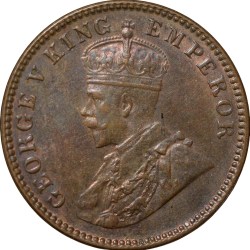 Bronze 1/4 Anna of George V (AD1935) of Calcutta Mint UNC Grade