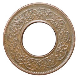 Alternative view of Bronze 1 Pice of George VI (AD 1944) of Bombay Mint Flat Crown Type