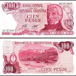Argentina 100 Pesos Banknote 1976 ND P302a1 UNC Unique and Rare