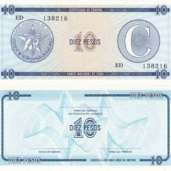 Cuba 10 Pesos World Banknote Unique and Rare