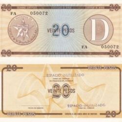 Cuba 20 Peso World Banknote Unique and Rare