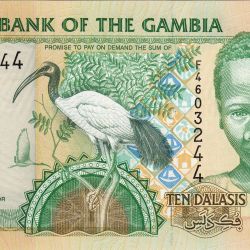 Gambia 10 Dalasis World Banknote Unique and Rare