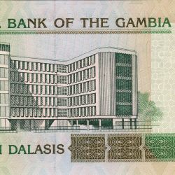 Alternative view of Gambia 10 Dalasis World Banknote Unique and Rare