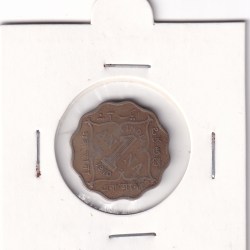 British India 1910 King Edward VII One Anna Ex Rare Coin #2