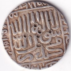 Delhi Sultanate Silver Tanka Islam Shah Suri 952-960 AH Silver Coin #4