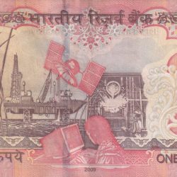 Alternative view of D.Subbarao (L Insert 2009 ) 1000 Rupees Top condition Note without Pen Mark