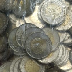 Alternative view of 20 Rs Akam Scare Coin 2022 Year Hyderabad Mint RBI Sealed Packet 100 Pcs