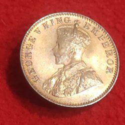 Alternative view of ONE QUARTER ANNA GEORGE VI YEAR 1936 BOMBAY MINT GEM UNC CONDITION