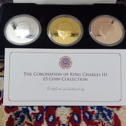 Alternative view of XXX Rare King Charles III Coronation 6 Th May 2023 Year Five Pounds Proof Coin The Jubilee Mint Of United Kingdom