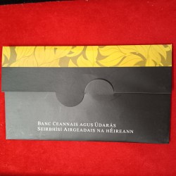 Alternative view of Central Bank & Financial Services Authority Of IRELAND EURO Souvernir Coins Uncirculated Issue Bank Sealed Coin Pkt Cover Goverment Of IRELAND