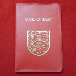 States Of Jersey One Pound Coin Dairy Set The Battle of Jersey 6 th January 1981 Rare Set Issue