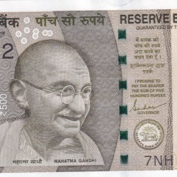 222222 FANCY NUMBER 500 Rupees GEM 💎 UNC RARE NOTE