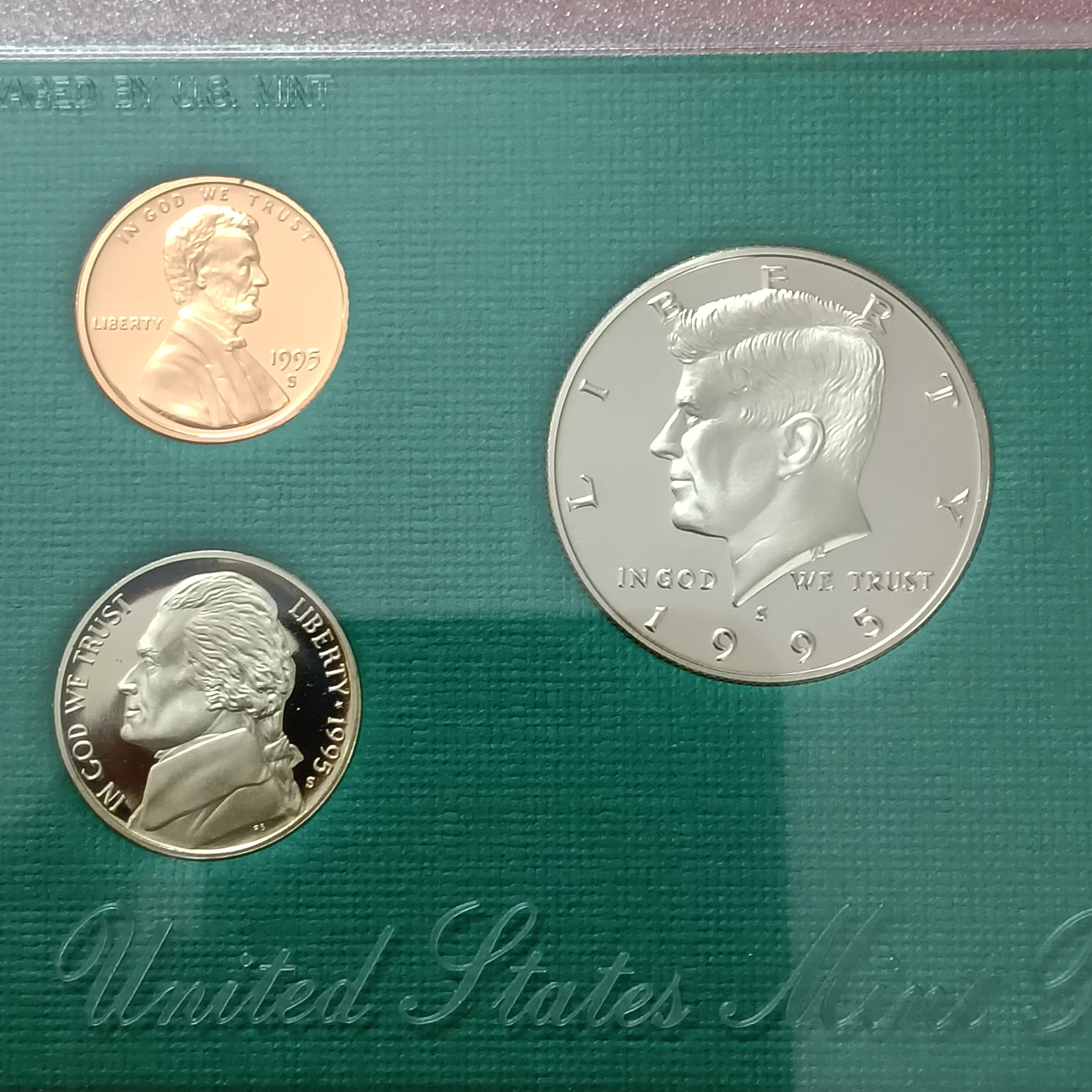 Extremely Rare United States of America Proof Coin Set Dollars 1995 Year Issue By US Mint - Image 5