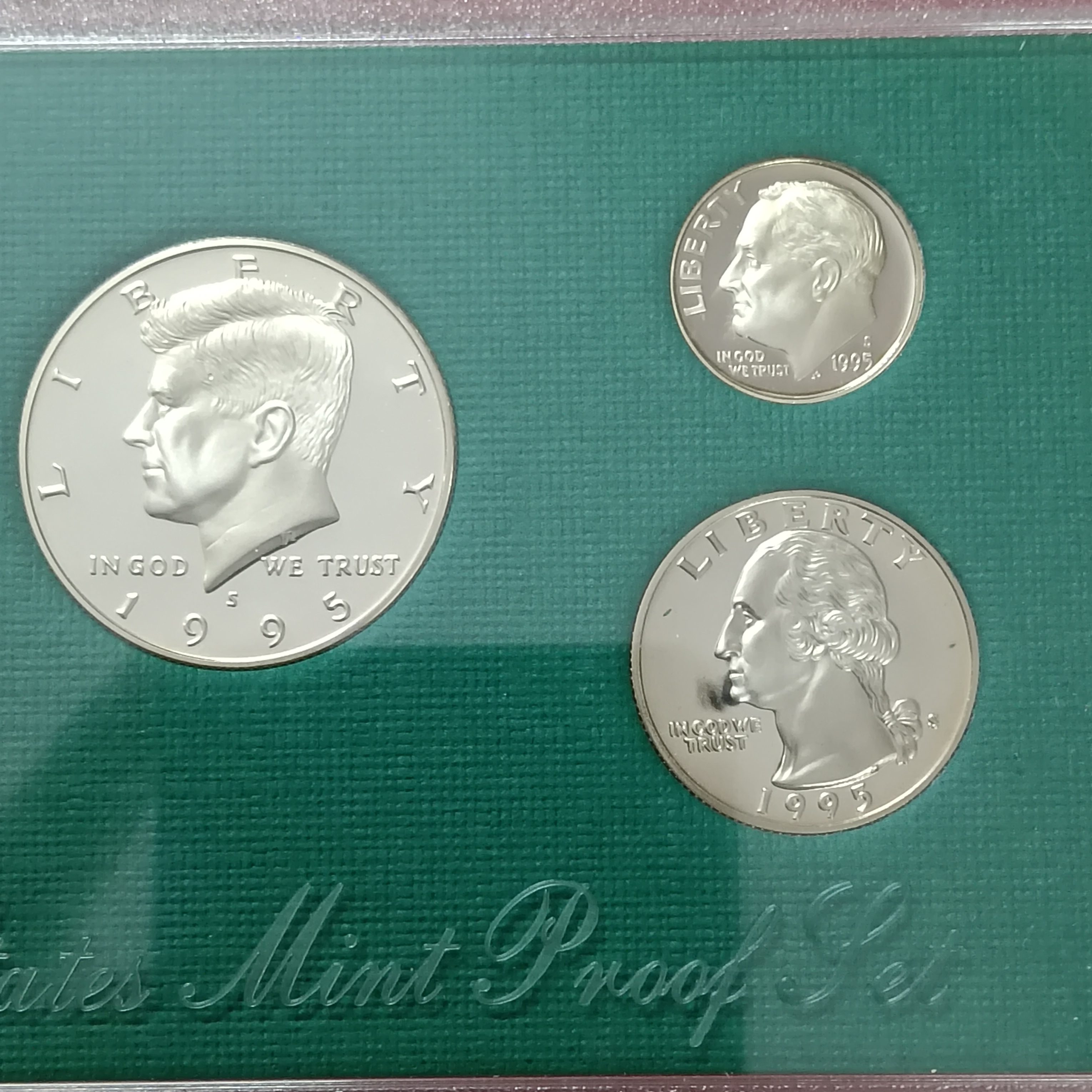 Extremely Rare United States of America Proof Coin Set Dollars 1995 Year Issue By US Mint - Image 6
