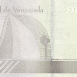 Alternative view of Venezuela 200 Bolívares GEM UNC RARE BANK note