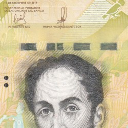 VENEZUELA 100 BOLIVARIANA GEM UNC RARE BANK note