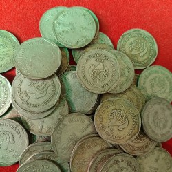 Alternative view of One Rs Copper Nickel International Youth Year 1985 Year Scare Coin 50 Pcs Given