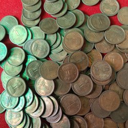 One Naya Paisa Unc Bronze 50 Pcs Given 1957-61Year All Mints Mix Republic of India